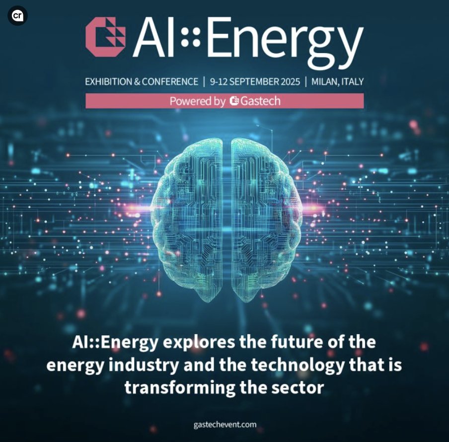 YuHelenYu's tweet image. The future of energy is AI-powered.
At #Gastech2025, AI::Energy will spotlight breakthrough tech transforming how we power the world.
From predictive maintenance to intelligent grid systems - showcase your AI solutions to global energy CTOs & innovators.
📍 Milan | 9–12 Sept…