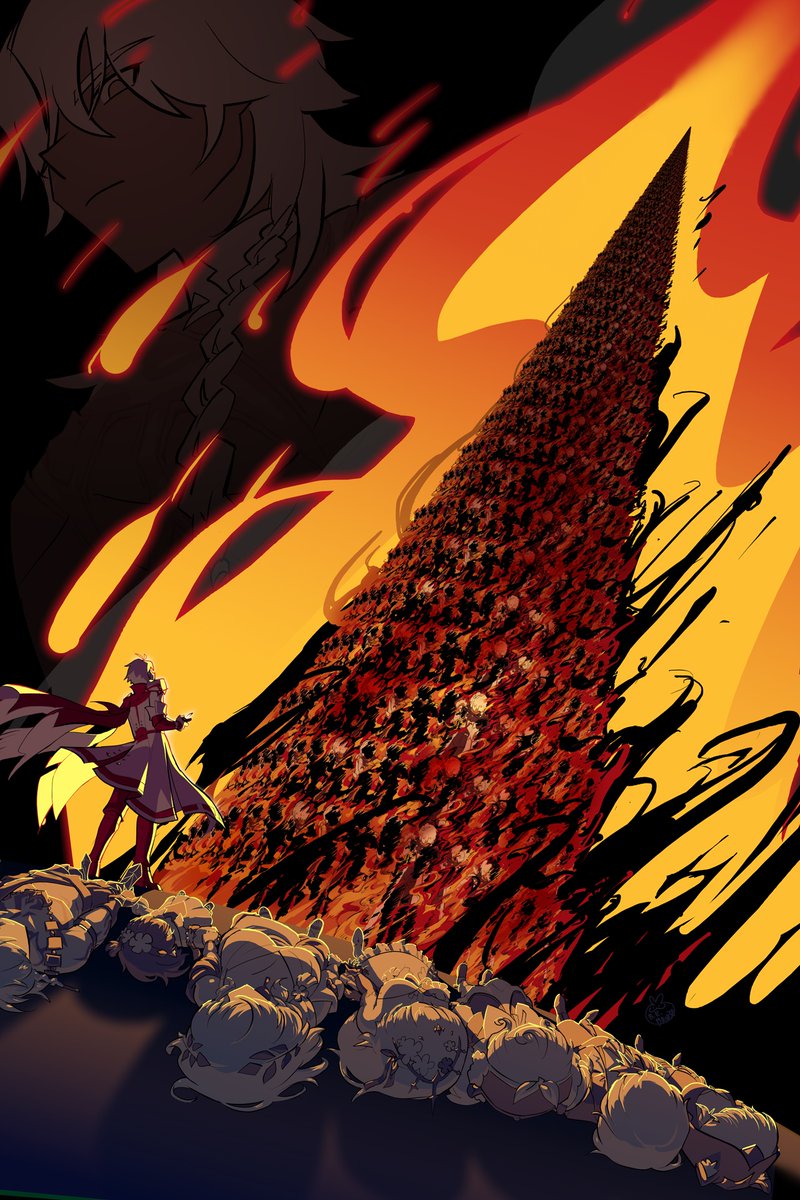 blackeyebruise's tweet photo. bonfire of amphoreus #HonkaiStarRail #星穹铁道 #崩壊スターレイル https://t.co/zHe3hKT5YT
