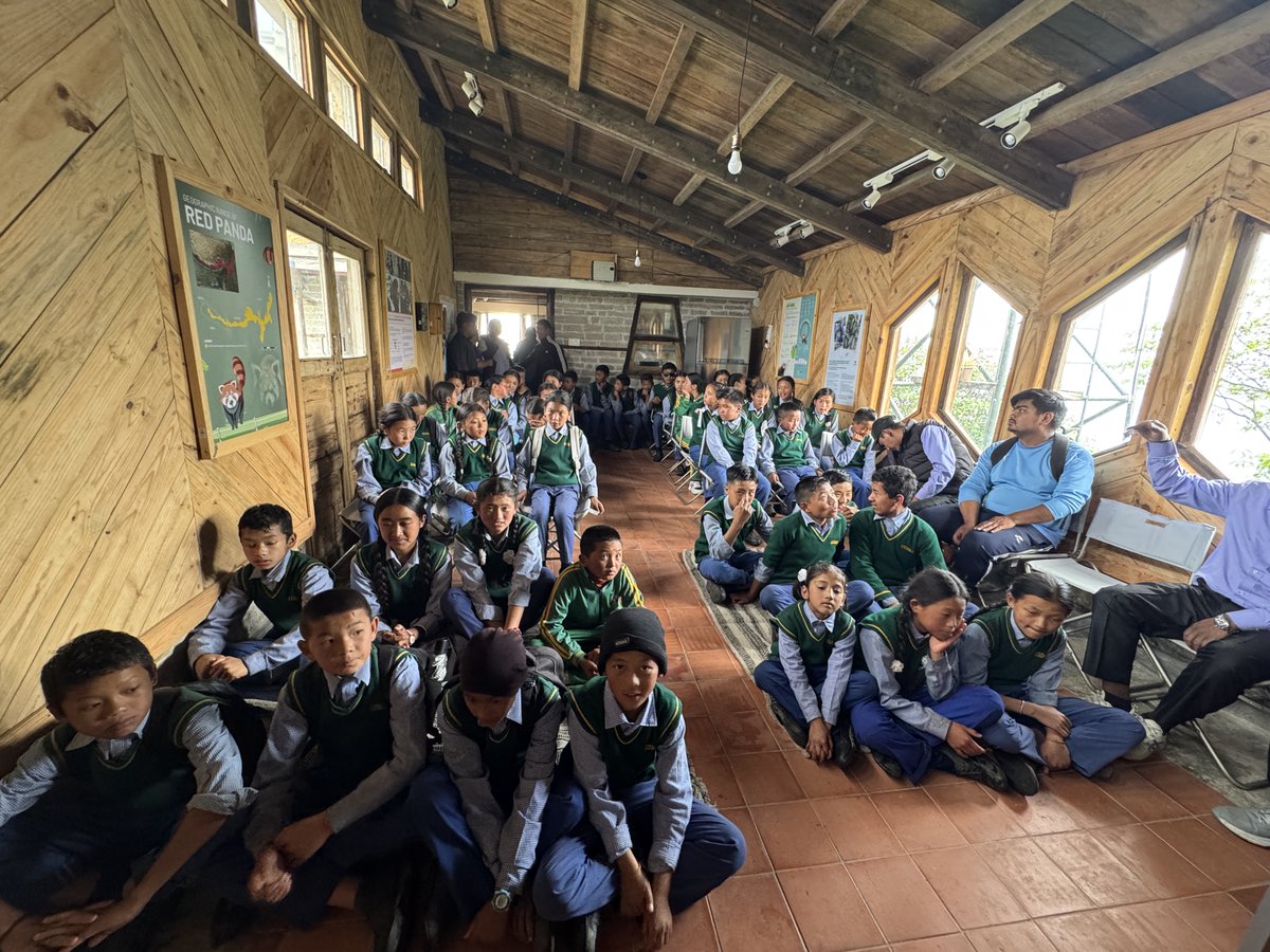 RedPandaNetwork's tweet image. “We Plant, We Care.” 🌱
☝That was the theme of our World Environment Day 2025 event at the Himalayan Habre Center (HHC), where students and teachers from Sangka Dechholing Gonpa School (SDGS) participated in tree-planting and other activities that promoted environmental…