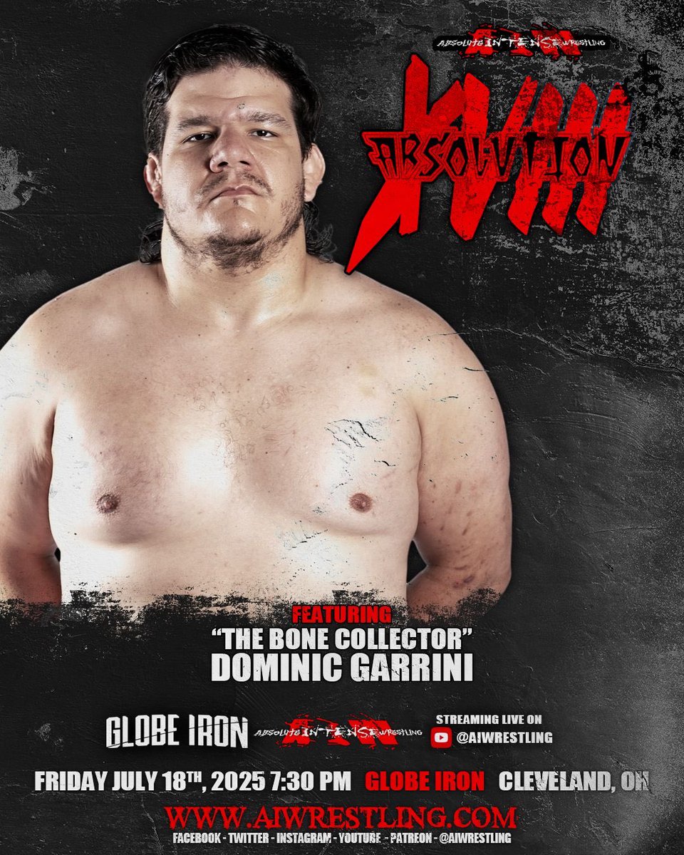 dgarrinibc's tweet image. 🚨🚨🚨Low Ticket Warning🚨🚨🚨
This Friday July 18th Cleveland,Ohio
TICKETS: axs.com/events/976766/…
@aiwrestling @globeironcle