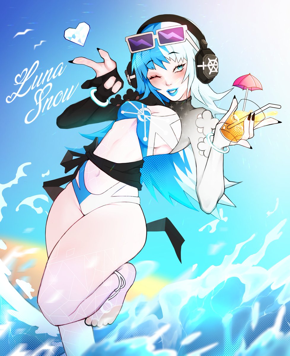 Cool summer Luna snow ❄️@marvelrivals #MarvelRivals #MarvelRivalsfanart