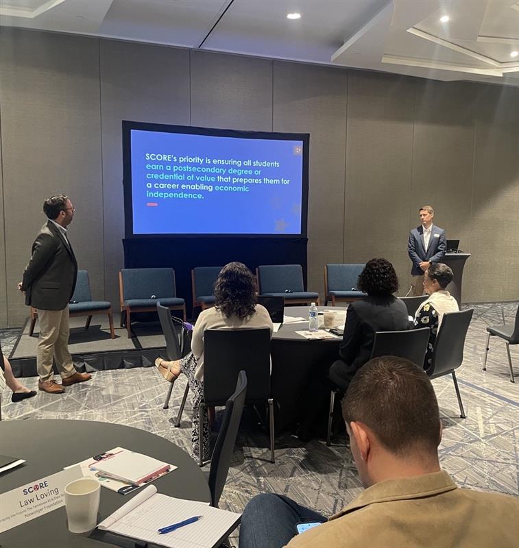 SCORE_TN's tweet image. Last week, we kicked off the Future Forward Innovation Grant Fellowship with seven pioneering partnerships. State leaders inspired us with motivating messages that underscored our commitment to prioritizing Tennessee students in all we do.
Together, we dove into the data that…