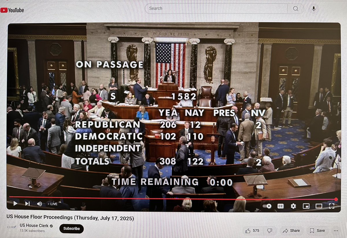 The House just passed the GENIUS Act in a 308 to 122 vote, sending the first comprehensive federal stablecoin legislation to the President’s desk. This marks a historic milestone in U.S. digital asset policy.