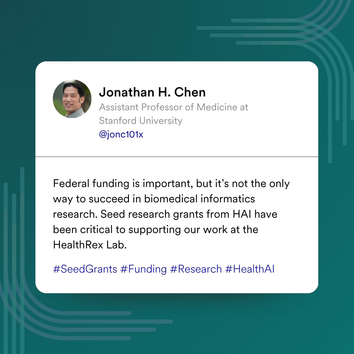 StanfordHAI's tweet image. As the current landscape of research funding becomes increasingly challenging, @StanfordHAI's commitment to advancing human-centered AI research remains strong. Our Seed Research Grants support researchers in the earliest stages of exploring ideas in AI. hai.stanford.edu/news/stanford-…
