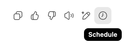 neelajj's tweet image. A hidden, but powerful feature -- you can create scheduled tasks with ChatGPT Agent!
Agent can, in the background, regularly search the web or your connectors and take action on the web, including on authenticated sites