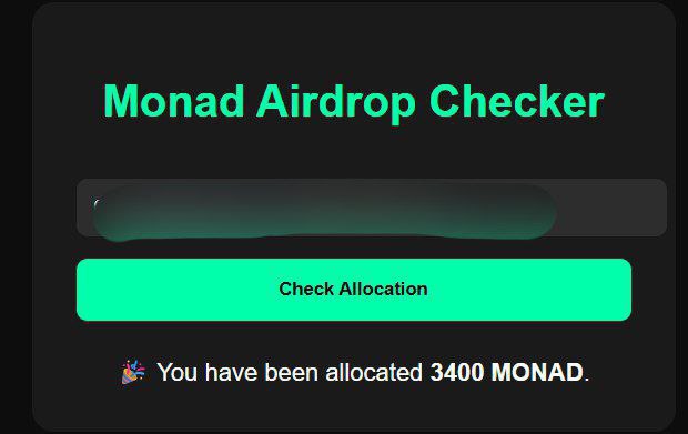 donx_crypto's tweet image. my @monad airdrop allocation
@BigAbdulWeb3 gave me 3400 monad allocation thanks bro
(just for fun)😄
The truth is, Monad is coming...