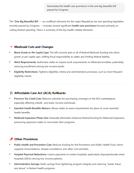 larry_levitt's tweet image. ChatGPT isn't ready to replace KFF's health policy experts.