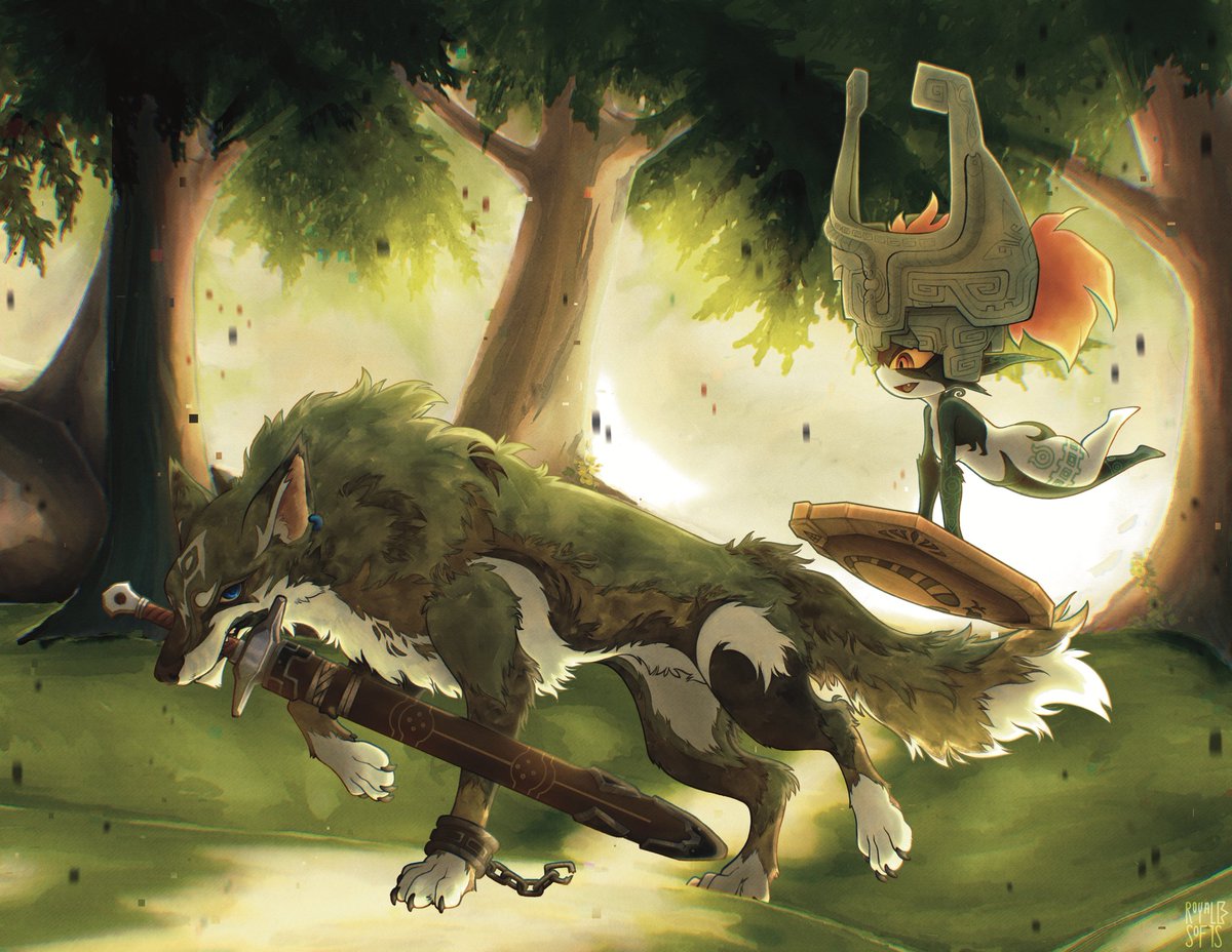 Twilight Princess still remains my favorite LoZ game after all this time. 

#loz #legendofzelda #fanart #art #wolflink #midna #twilightprincess