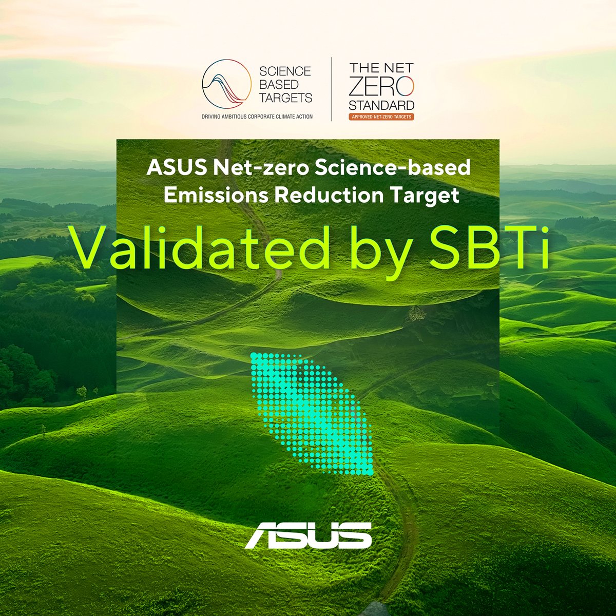 ASUSUSA's tweet image. 🌍 ASUS net-zero targets = SBTi validated!
We’re on track for the Paris 1.5°C pathway:
✅ 90% cut in scope 1 & 2 emissions by 2050
✅ 90% cut in scope 3 emissions
✅ Net-zero across our value chain 🌱
#ASUSESG #ASUSGreenerTomorrow | Learn more on us.asus.click/esg