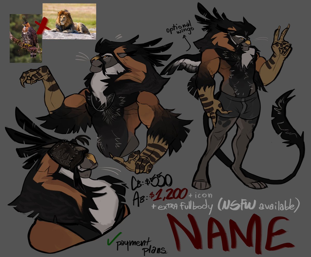 LION X HAWK OPEN 
INFO BELOW ⬇️