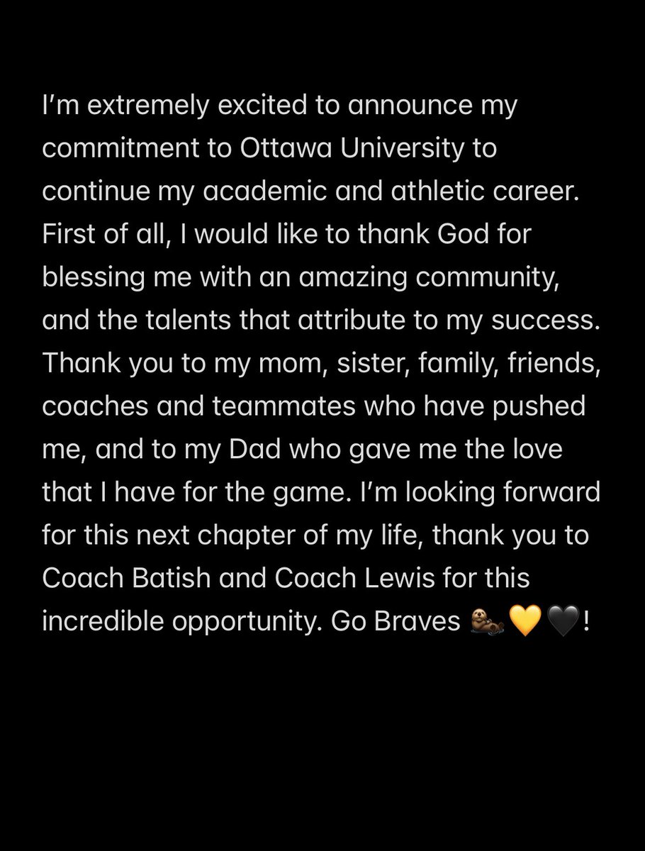 Go Braves! 🦦💛🖤