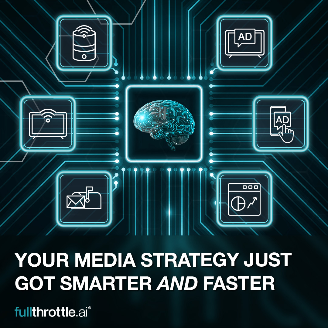 The AI Media Agent from fullthrottle.ai® automates planning, buying, and optimizing media, fueled by real-time first-party data.

📍 Smarter targeting
📍 Faster activation
📍 Closed-loop measurement

Let AI do the heavy lifting: fullthrottle.ai/ai-media-agent/

#fullthrottleAI