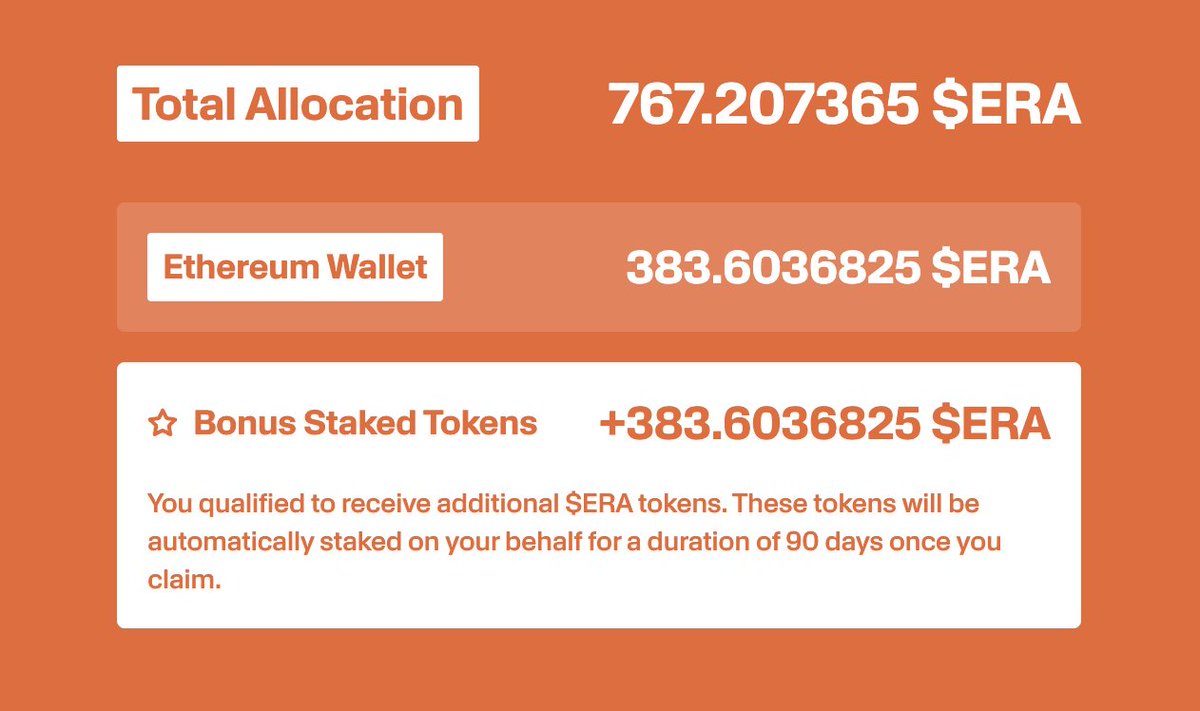 HeadmasterBerny's tweet image. A $1.4K $ERA airdrop for simply having @StargazeZone NFTs... well played @CelestineSloths ! π¦₯