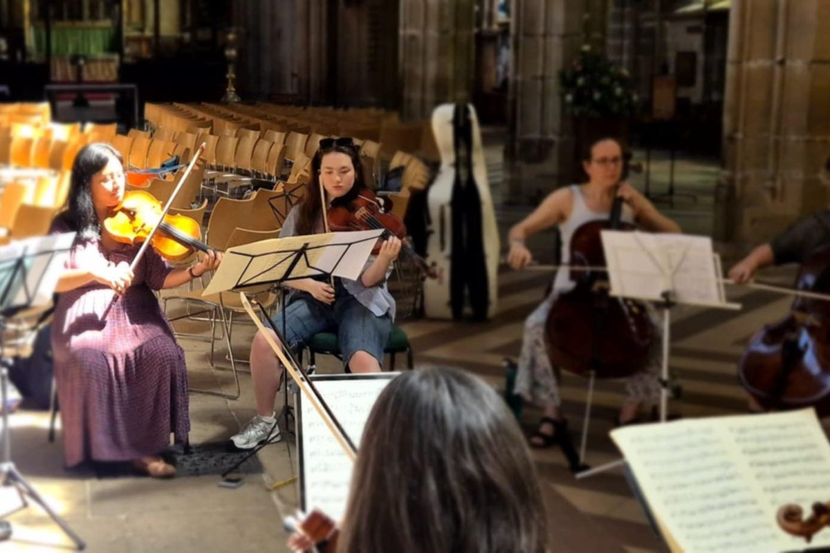 Nottingham Chamber Music Festival (@nottchamberfest) on Twitter photo The second day of the Festival began with a lunchtime Play Along of the Schubert โRosamundeโ String Quartet, led by the <a href="/VilliersQuartet/">Villiers Quartet</a> in their #VQDiscovery series. The beautiful surroundings of <a href="/StMarysNotts/">St Mary's in the Lace Market, Nottingham</a> made for a great afternoon. Thanks to all the participants who came! The second day of the Festival began with a lunchtime Play Along of the Schubert โRosamundeโ String Quartet, led by the <a href="/VilliersQuartet/">Villiers Quartet</a> in their #VQDiscovery series. The beautiful surroundings of <a href="/StMarysNotts/">St Mary's in the Lace Market, Nottingham</a> made for a great afternoon. Thanks to all the participants who came!