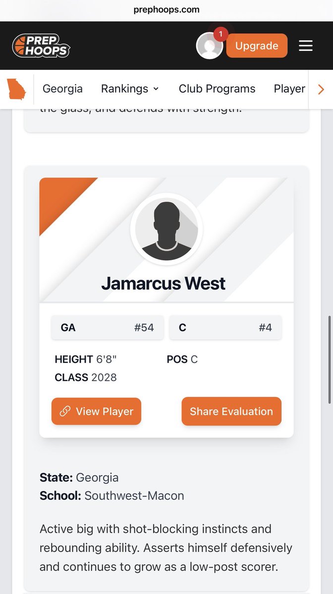 Glad to see ranked #54 In Ga <a href="/Basketball_SWHS/">Southwest-Macon Hoops</a> 
More to come 🫴🏾