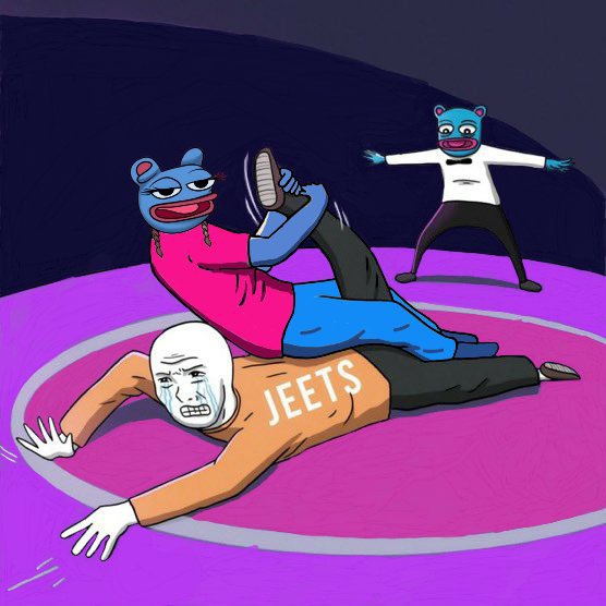 basedsharon__'s tweet image. Beat ‘em up! 
No space for jeets in here😎🚀