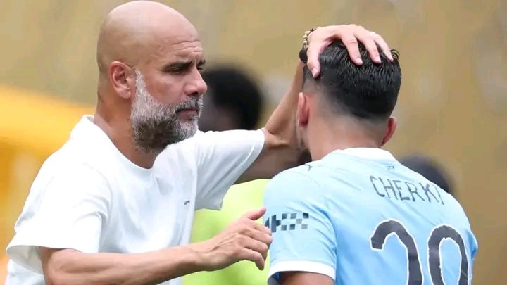 🎙️ Rayan Cherki: "For me, Pep Guardiola is the best coach in the world and I think he’s the best coach in history."