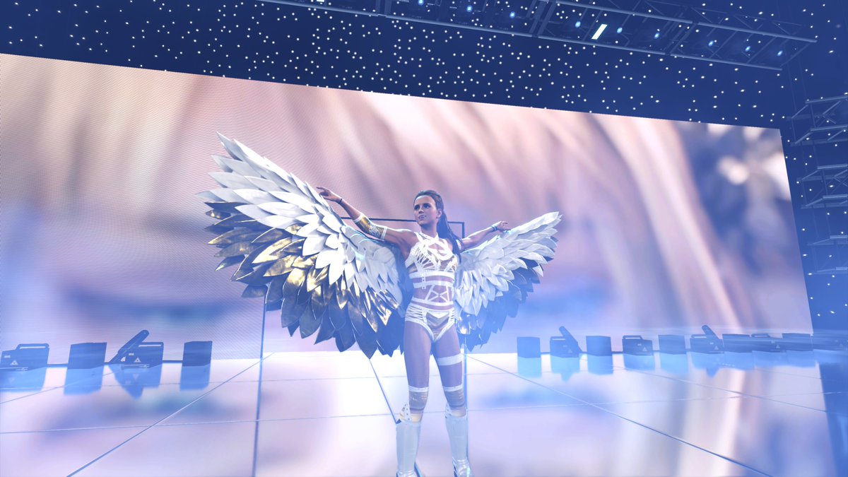 MadeInValhalla's tweet image. New wings thanks to @velcoochie !

#WWE2k25