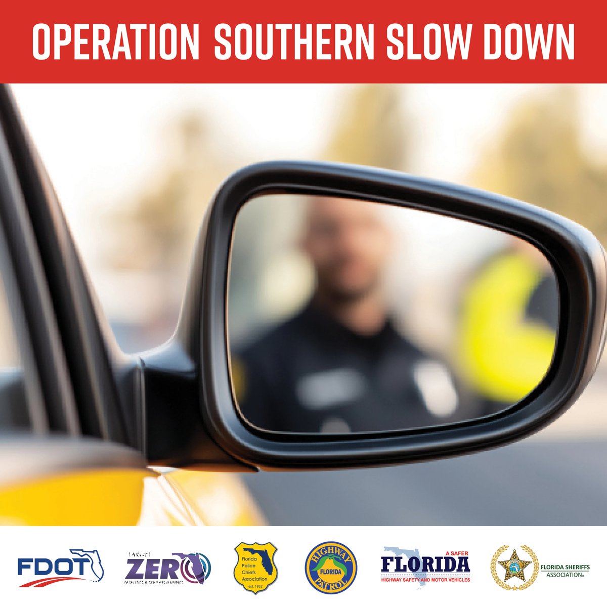 MyFDOT_CFL's tweet image. Operation Southern Slow Down – aimed at slowing down drivers and saving lives – is underway. Speeding endangers everyone on the roadway, be sure to take it easy so you can get home safely.