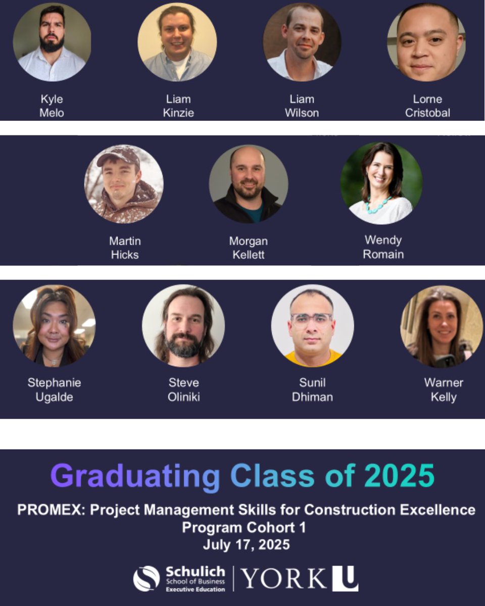 Huge Congratulations to our Cohort 1 #PROMEX graduates—the next generation of project management leaders in construction!

With Minister <a href="/DavidPiccini/">David Piccini</a> joining the celebration, we’re reminded that investment in skills training builds more than careers—it builds Ontario’s future.