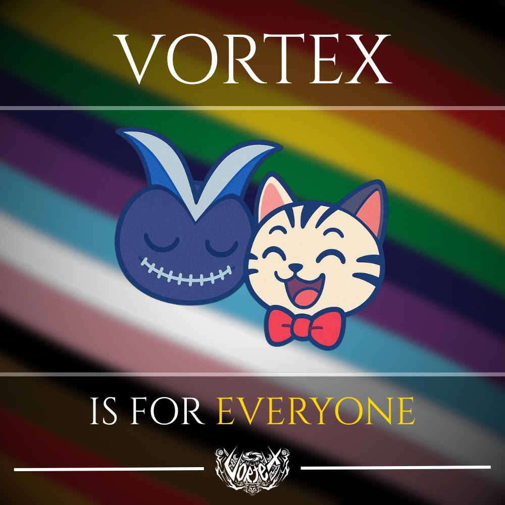 VortexGrp's tweet image. No matter where you come from, what you believe, who you are, Vortex will forever and always be for everyone. We love you all.🖤