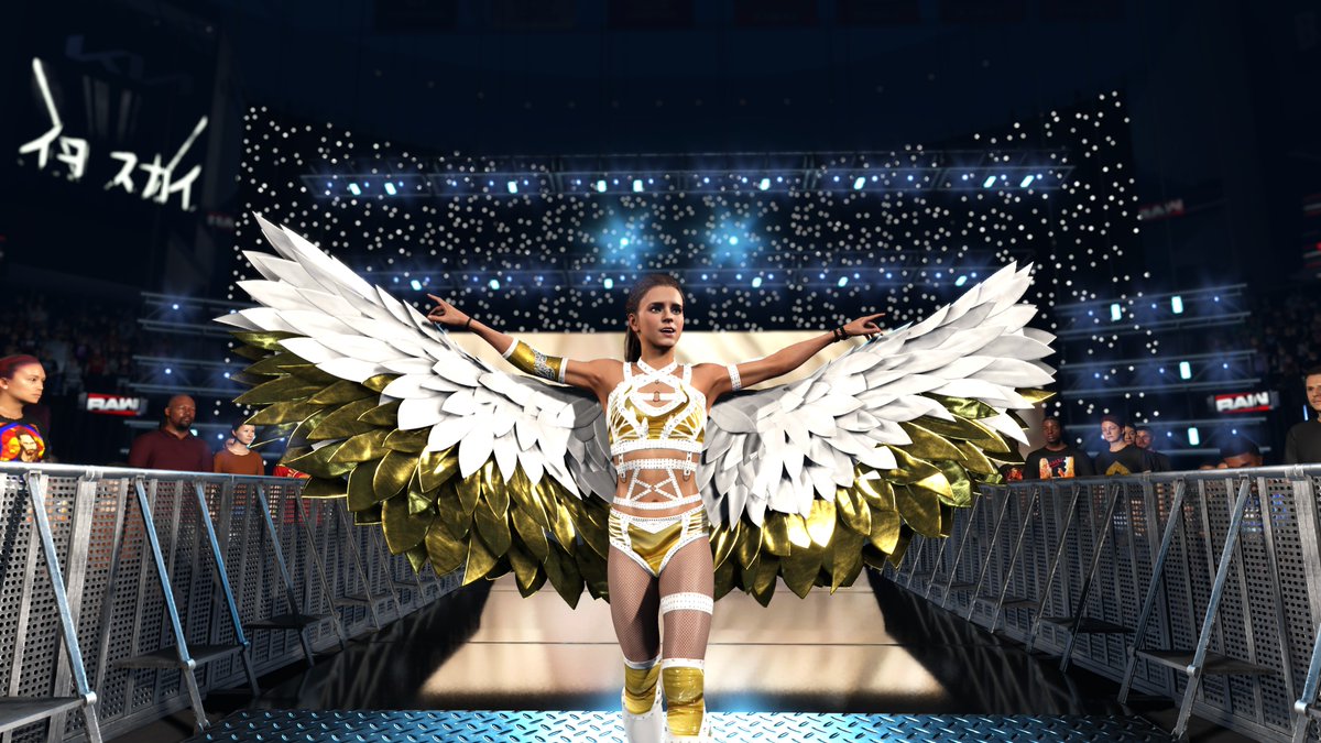 MadeInValhalla's tweet image. New wings thanks to @velcoochie !

#WWE2k25