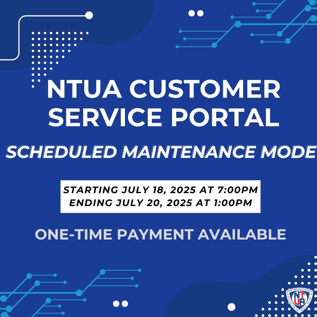 NTUAUtilities's tweet image. NTUA Customer Portal will be in maintenance mode starting Friday, July 18, 2025, at 7:00 pm and ending at 1:00 pm, Sunday, July 20, 2025. There will be no portal access during this time, one-time payment is available at: ipn.paymentus.com/rotp/ntua.