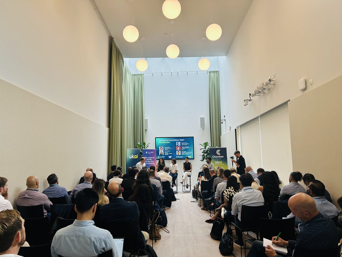 Thank you to <a href="/UKAIofficial/">UKAI</a> for such a comprehensive review of the UK’s #AIOpportunitiesActionPlan 6 months on 🙏

Pleasure to hear perspectives from #experts across #policy, #business, #legal and #investment serving on multiple #panels at the #LondonAIHub as well as analysis from