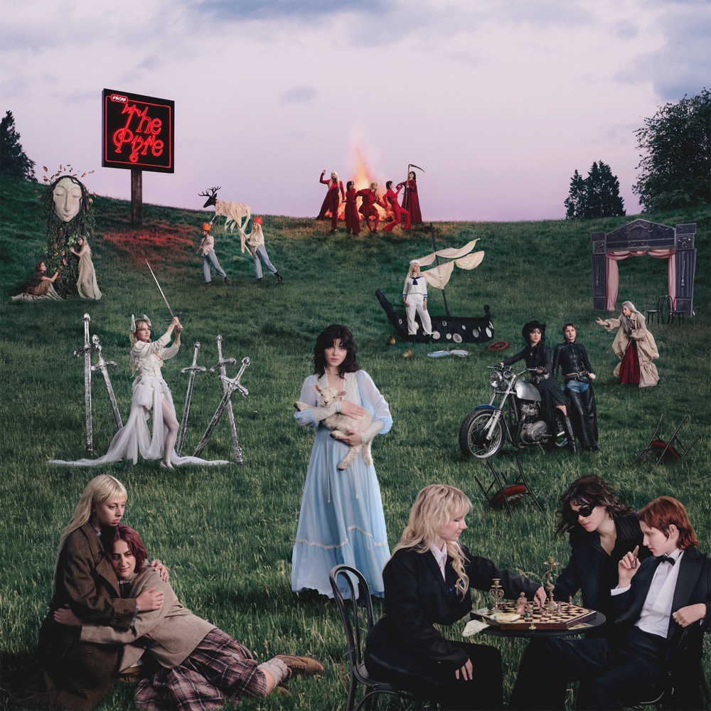 aoty's tweet image. The Last Dinner Party are releasing their new album, From The Pyre, on October 17th.
