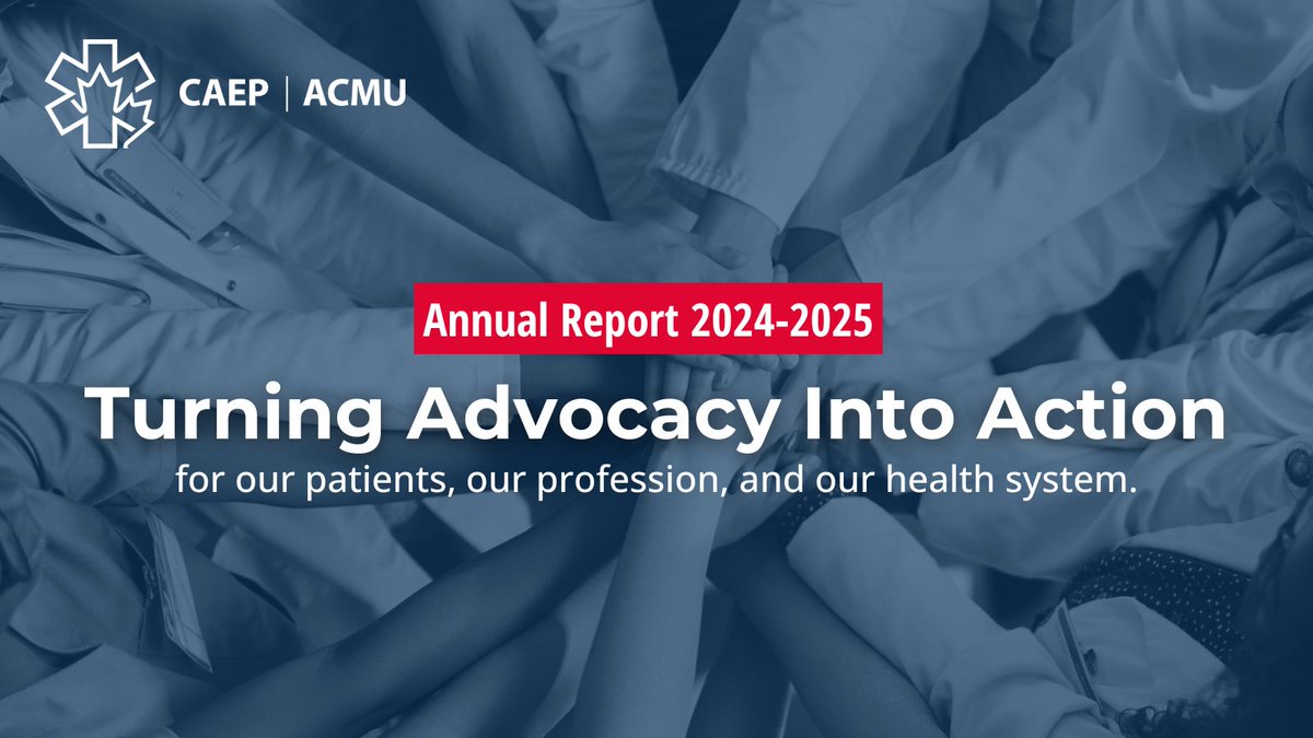 CAEP_Docs's tweet image. Read messages from the CAEP President and Executive Director, and see what some of our Sections and Committees have been working on the past year!
👉 caep.ca/who-we-are/202…