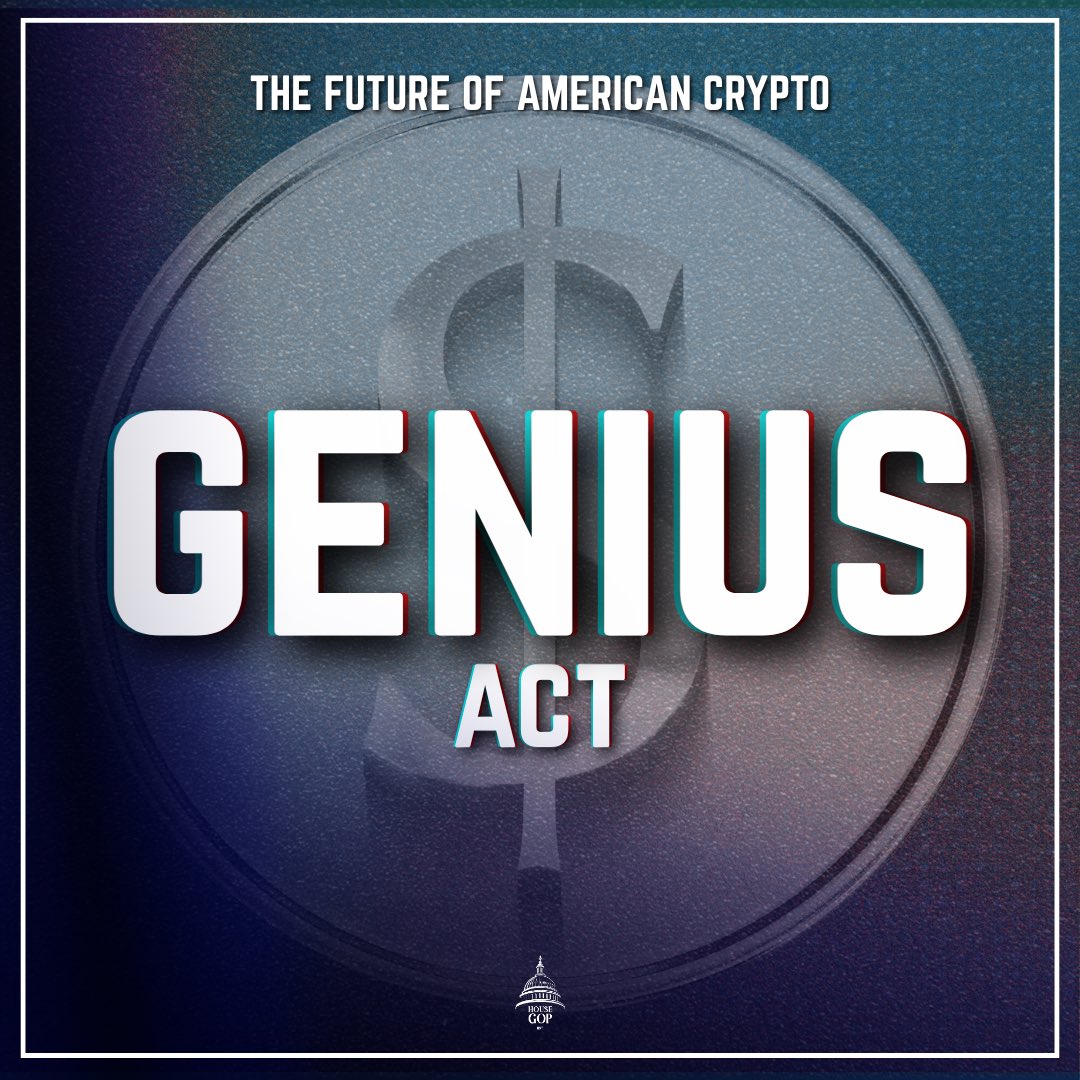 VernBuchanan's tweet image. A clear, commonsense framework is essential to drive digital asset innovation.
That’s why I supported the GENIUS Act, which stabilizes regulations for dollar-backed stablecoins—promoting transparency, protecting consumers and strengthening the U.S. dollar globally.