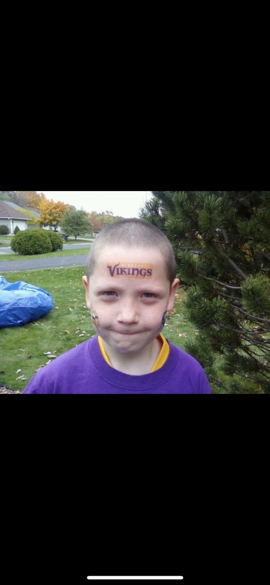When the Vikings win the Super Bowl and someone calls me a bandwagon I will send them this picture of me from 2008