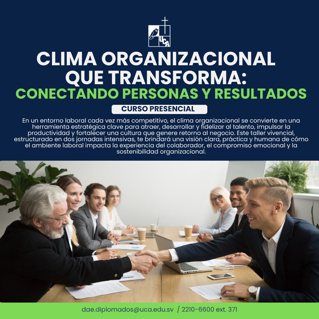 22 y 23 de octubre, presencial.
Cómo vas con tus horas de capacitación anuales? 💪🏻😌
#ElSalvador #Aprendizajes #Management #ClimaOrganizacional #TalentoHumano #FormacionProfesional