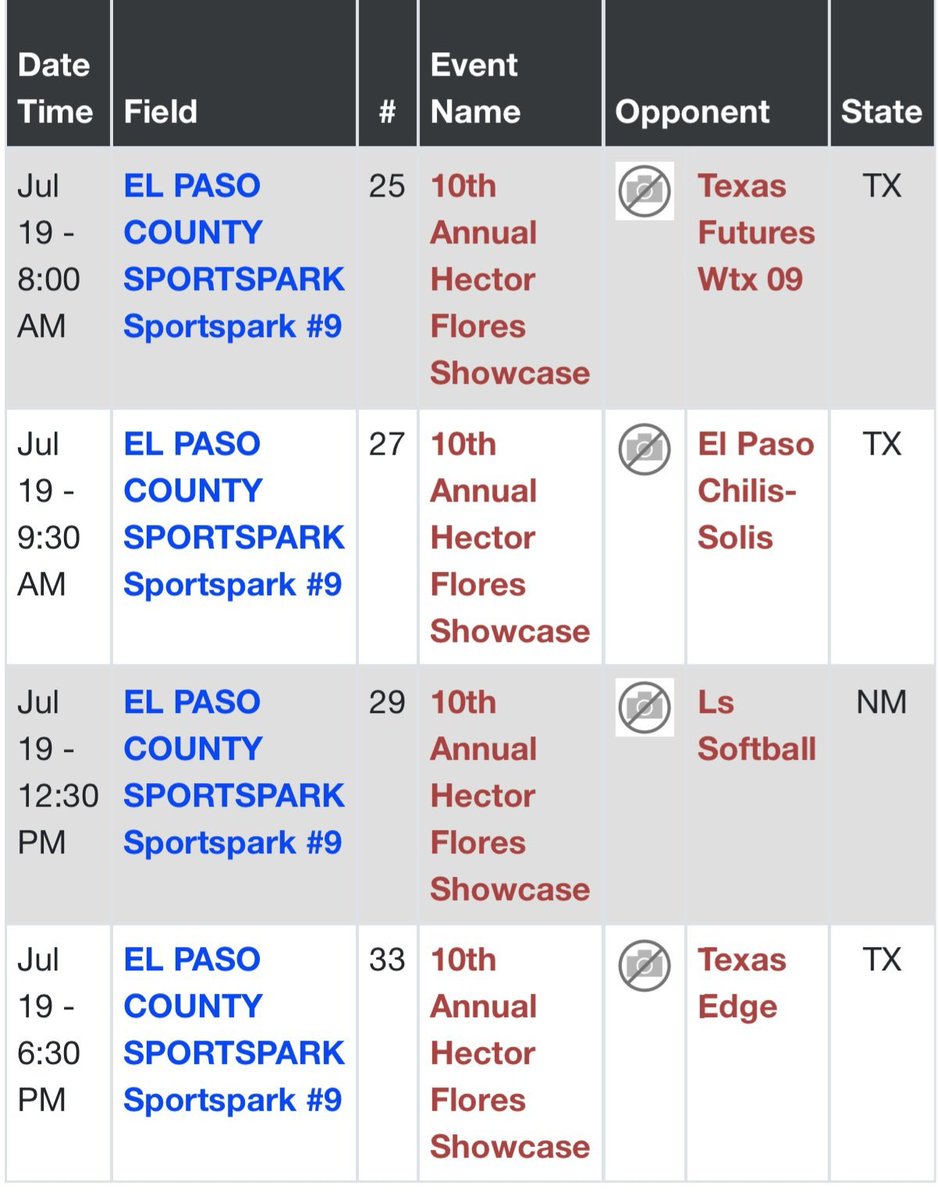 CeliaMarquez25's tweet image. I'm so excited to play in the Hector Flores Showcase tournament this weekend in El Paso TX! My uncles knew & played with "Hec" so I'm eager for this experience!
@CoachRC16 @CAASoftballAdv @TAMUKSB @AmberBurdge @paigeyadairr @NMStateSoftball #FastPitchSoftball @FLCSoftball
