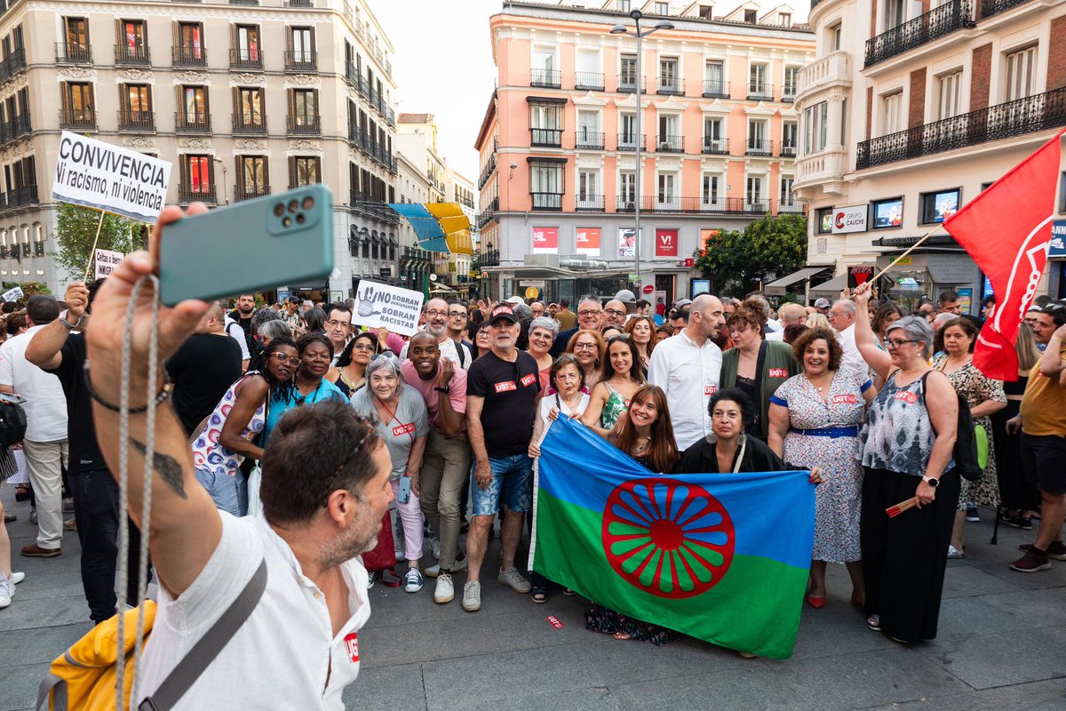 Lo que ocurre en Torre Pacheco no es un caso aislado: es el reflejo de un discurso que intenta sembrar miedo, exclusión y violencia en nuestras calles, en nuestros barrios y en nuestros centros de trabajo.

#StopRacismo #ParemosElOdio #UGTMadrid #NiUnPasoAtrás #Convivencia