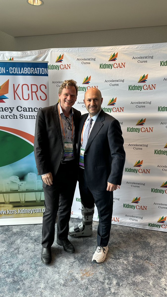 DrChoueiri's tweet image. Year 7 of @kidneycan #KCRS2025 and it all started with my co-chair @HHammersMD !