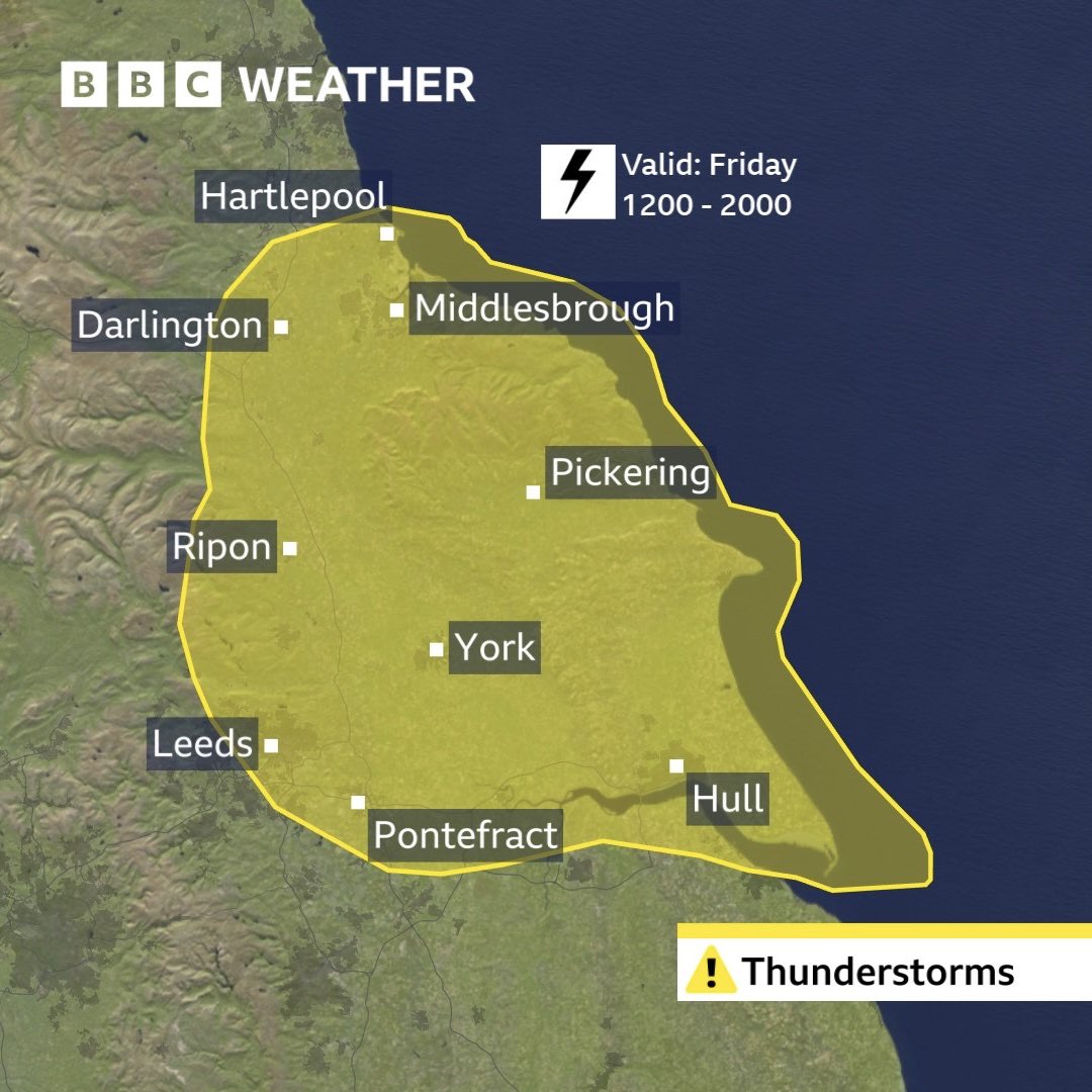 MetMattTaylor's tweet image. Areas under hosepipe bans in place could be prone to flash flooding over the next few days.
There’s a risk of torrential thunderstorms producing up to a month’s worth of rain in a few hours in some spots.
Met Office warnings have been issued and I’ll have more @BBCBreakfast