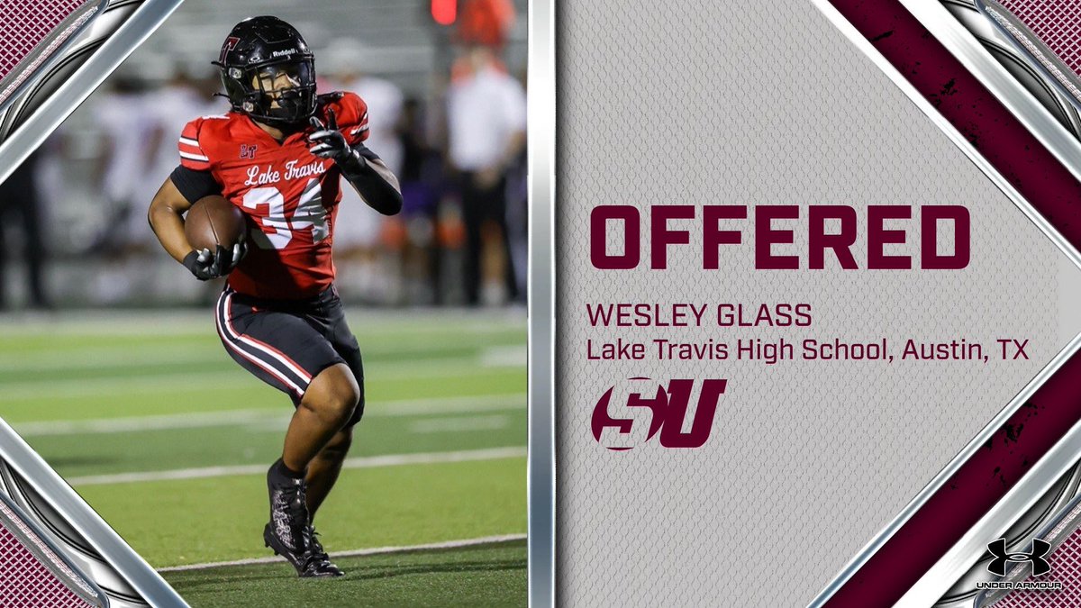 Wesley Glass (@wesley_glass3) on Twitter photo All Glory to God! And thank you to my Family, Coaches, Trainers, and Teammates. After a great conversation with <a href="/coachdjones15/">David Jones</a>, I am truly blessed to have received my first offer from <a href="/SchreinerFB/">Schreiner Football</a>
<a href="/TommyMangino/">Tommy Mangino</a> <a href="/TFlanders405/">Timothy Flanders</a> <a href="/CoachHankCarter/">Hank Carter</a> <a href="/coach_borja/">Jose Borja Saucedo</a> <a href="/RecruitsCenTex/">Coach Jimmy Andrews</a> All Glory to God! And thank you to my Family, Coaches, Trainers, and Teammates. After a great conversation with <a href="/coachdjones15/">David Jones</a>, I am truly blessed to have received my first offer from <a href="/SchreinerFB/">Schreiner Football</a>
<a href="/TommyMangino/">Tommy Mangino</a> <a href="/TFlanders405/">Timothy Flanders</a> <a href="/CoachHankCarter/">Hank Carter</a> <a href="/coach_borja/">Jose Borja Saucedo</a> <a href="/RecruitsCenTex/">Coach Jimmy Andrews</a>
