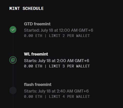 New Freemint Phase Activated 🔥

We’ve opened a fresh phase where both GTD and FCFS addresses can mint
✅ 2 NFTs per wallet

No stress. No gas war.
Just one more chance to claim your spot in the Lensverse 👁️

Mint now or miss it.

5 minutes left 

#Lensverse #Base