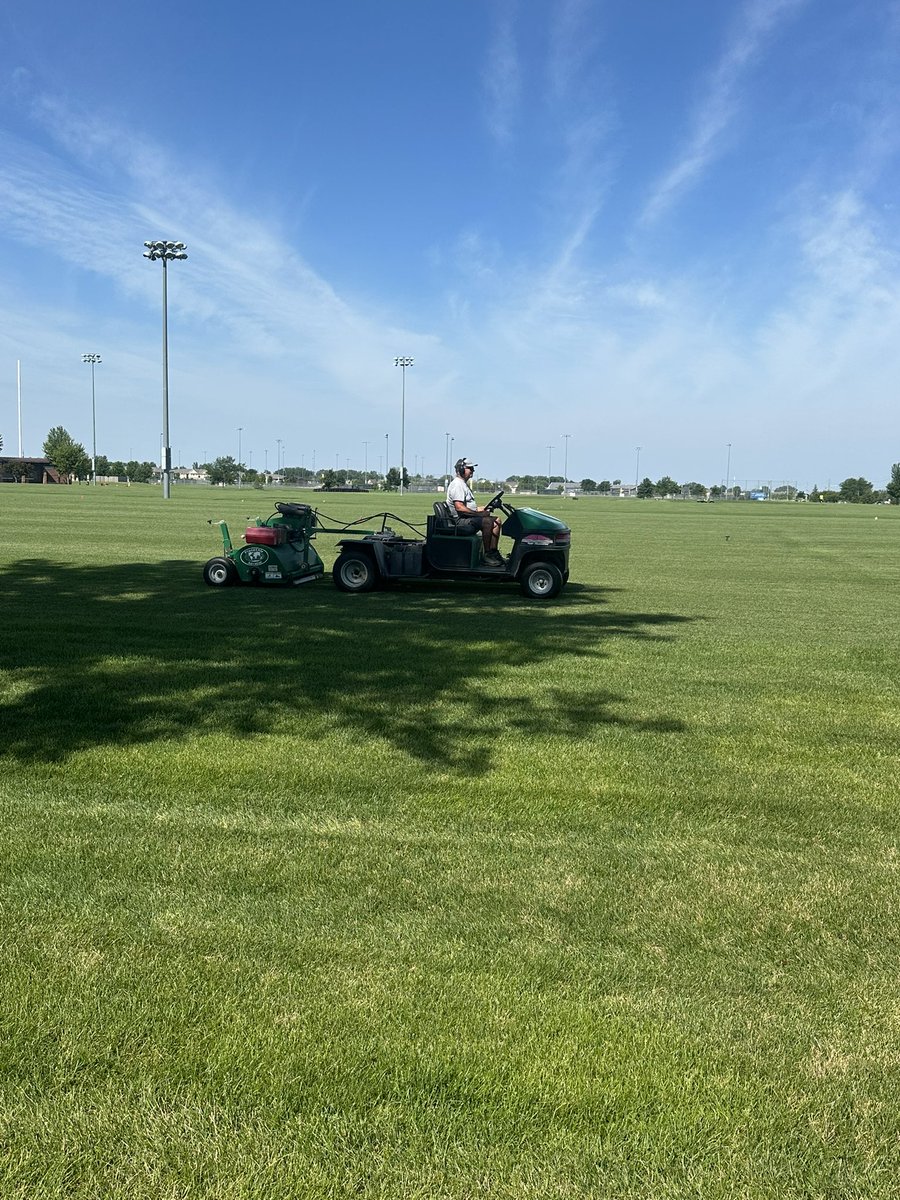 elliott4ISU's tweet photo. @UGCCSupt Had Joe do 6 of our soccer fields early last week. Great tool to use this time of year. https://t.co/tInhXzY0hK