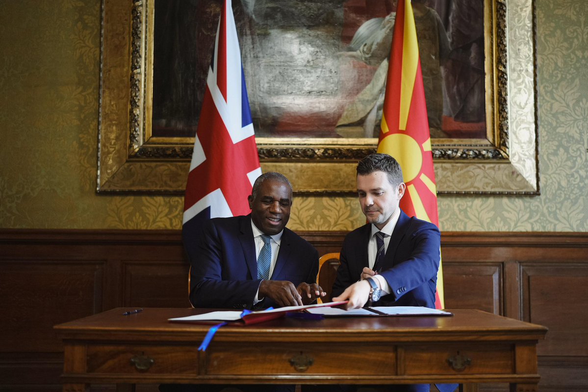 DavidLammy's tweet image. Through a new Strategic Partnership, we're strengthening cooperation with North Macedonia to boost investment opportunities, tackle irregular migration and reinforce shared security.
Good to see @TimcoMucunski today - I look forward to hosting him again at the Berlin Process.