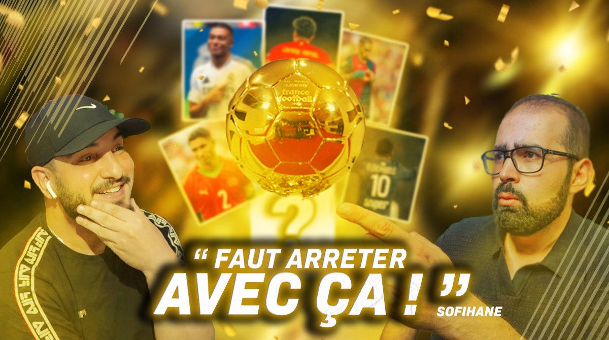 Les gars j'ai donné mon top 3 et ma surprise du ballon d'or dans l'émission Talk'or de <a href="/AminePJ/">Amine ⚪️⚫️ 🇲🇦🇫🇷</a> et franchement dites moi si vous êtes d'accord honnêtement !! Merci 

Lien de la vidéo : youtu.be/JH5OuWm-uiA