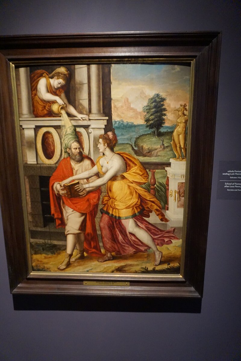 FriendlyHelot's tweet image. XENOPHON - Memoirs of Socrates
Socrates' Son on his Mom, the ferocious Xanthippe
‘The wife conceives and carries this burden, bearing the weight of it, risking her life and giving up a share of her own nourishment; and after all her trouble in carrying it for the full time and…