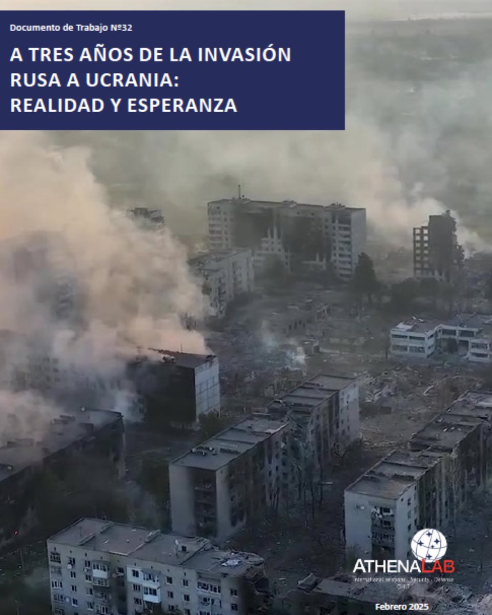 En febrero analizamos el impacto que podría tener una presidencia de Trump en la guerra en #Ucrania. Hoy, las señales políticas apuntan a un escenario como el proyectado por AthenaLab. 

🔗 Documento completo: athenalab.org/publicaciones/…