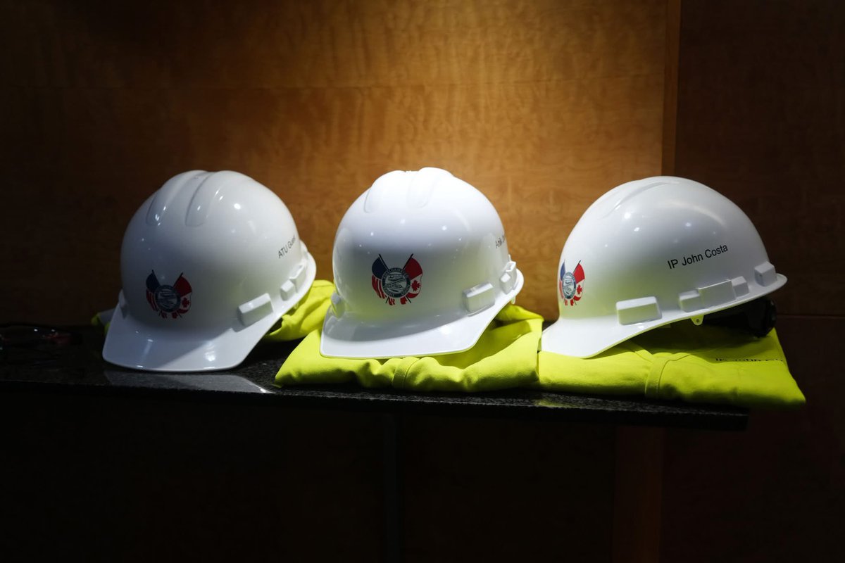 ATUComm's tweet image. International President John Costa was in Washington, DC, to visit and tour the future headquarters of the ATU, located at 21 Dupont Circle across the street from a WMATA Red Line Metro stop.
“This is the next chapter in the ATU’s long and proud history,” said Costa. “This…