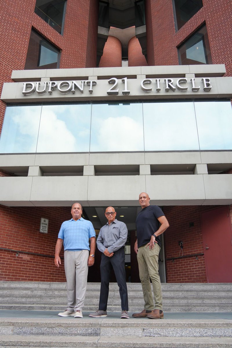 ATUComm's tweet image. International President John Costa was in Washington, DC, to visit and tour the future headquarters of the ATU, located at 21 Dupont Circle across the street from a WMATA Red Line Metro stop.
“This is the next chapter in the ATU’s long and proud history,” said Costa. “This…