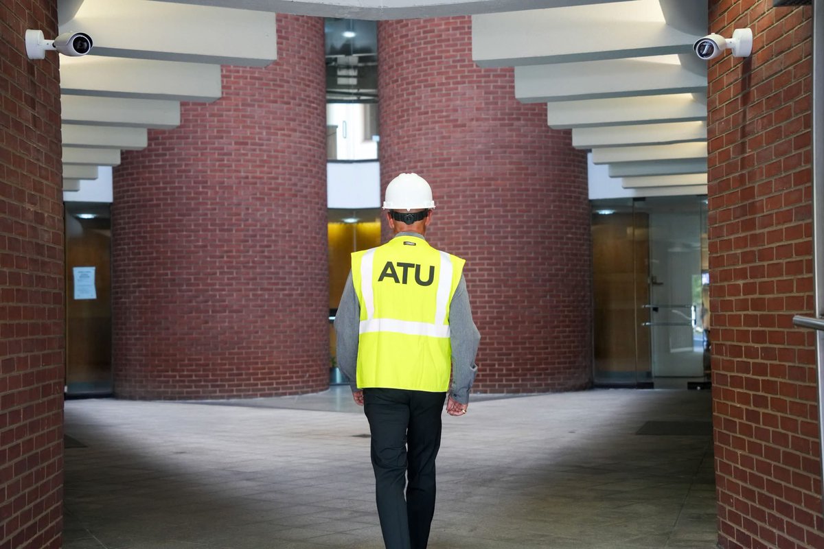 ATUComm's tweet image. International President John Costa was in Washington, DC, to visit and tour the future headquarters of the ATU, located at 21 Dupont Circle across the street from a WMATA Red Line Metro stop.
“This is the next chapter in the ATU’s long and proud history,” said Costa. “This…