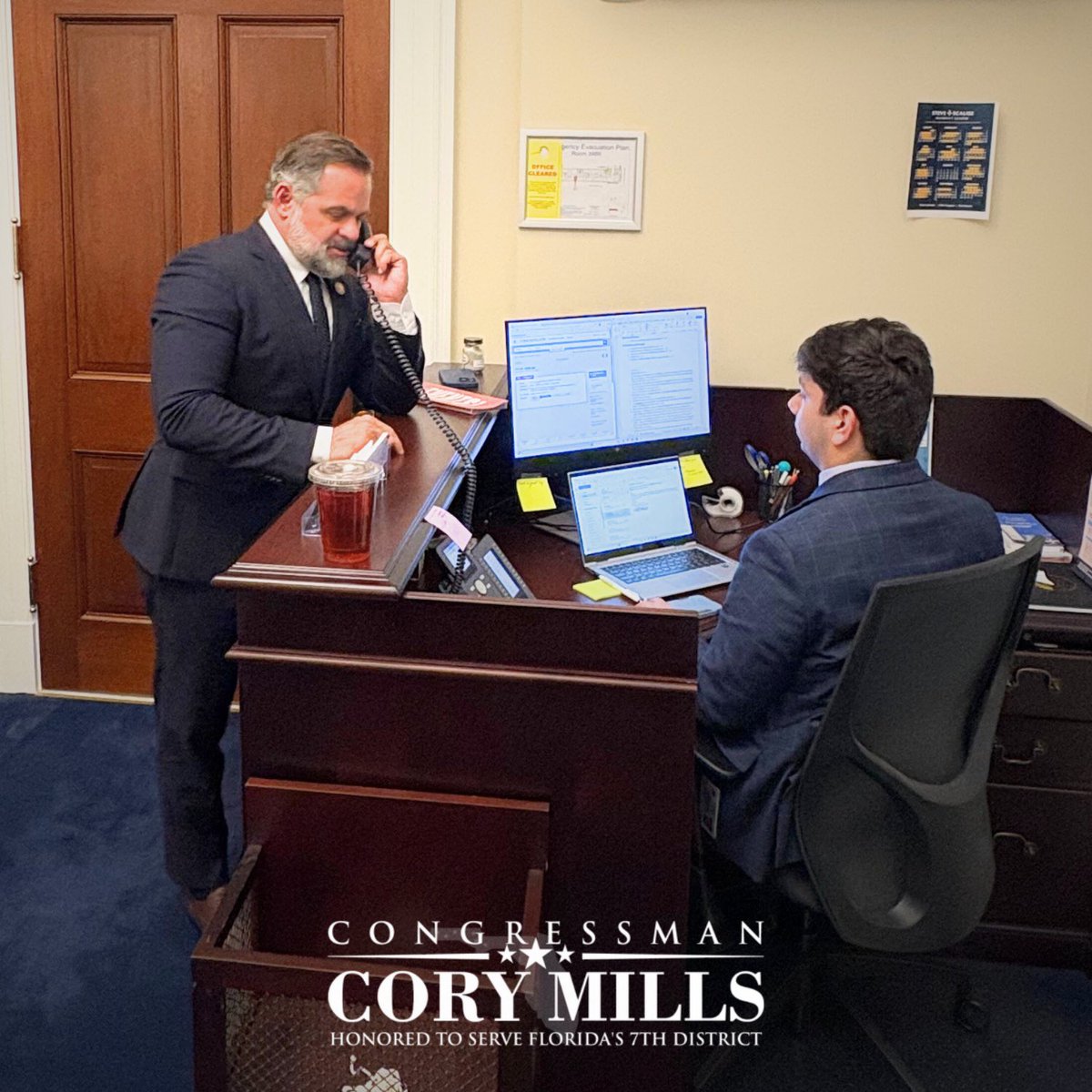RepMillsPress's tweet image. I have an amazing team that helps answer all the phone calls we get to our office, but I love the chance to answer the phones when I have time in between meetings and votes!
I always appreciate hearing from my constituents and learning what matters to you most.