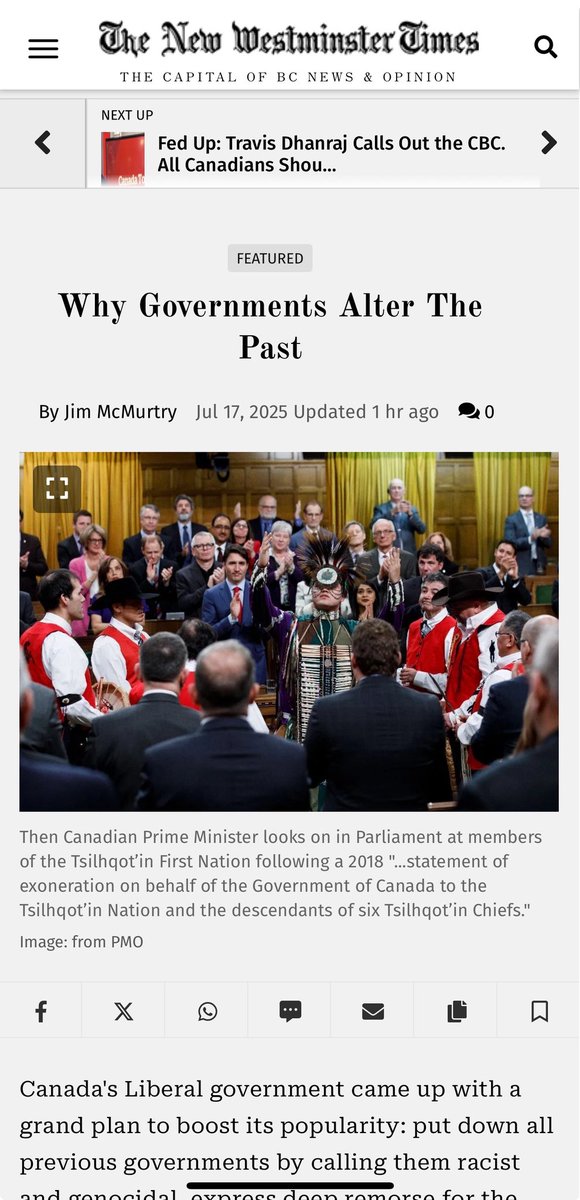 NewWestTimes's tweet image. Jim McMurtry: “Why Governments Alter The Past.” “In George Orwell’s novel 1984, the totalitarian party of Big Brother manipulates history to keep its citizenry ignorant, controllable, and unshielded from propaganda:”@JimMcMurtry01 newwesttimes.com/opinion/why-go…