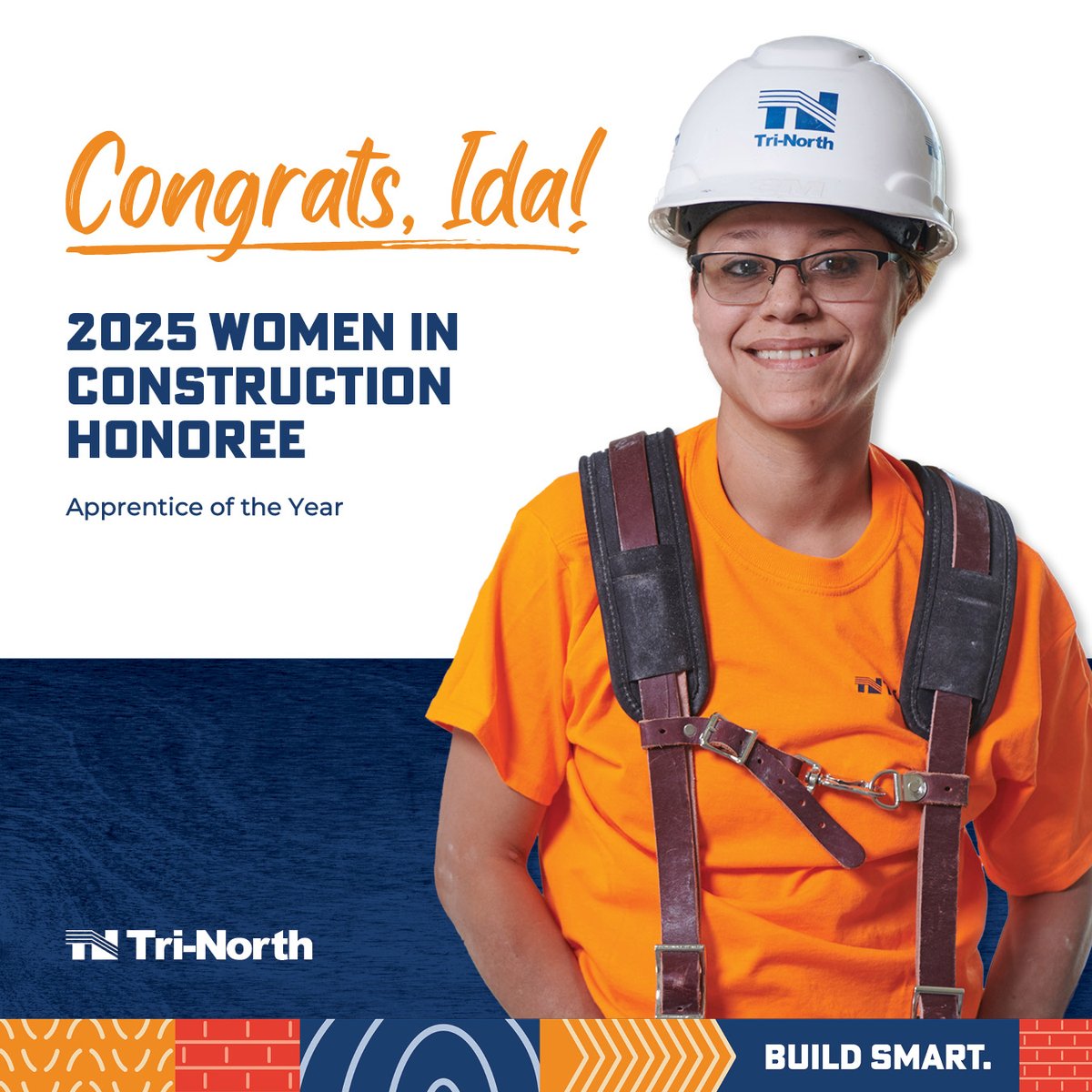 Tri-North Builders (@trinorthbuilder) on Twitter photo 🎉 Please join us in celebrating Tri-North carpenter apprentice Ida Rivera! She has been named a 2025 Women in Construction Honoree by <a href="/DailyReporter/">DailyReporter</a> Follows you To learn more, visit 👉 dailyreporter.com/event/women-in… #WomenInConstruction 🎉 Please join us in celebrating Tri-North carpenter apprentice Ida Rivera! She has been named a 2025 Women in Construction Honoree by <a href="/DailyReporter/">DailyReporter</a> Follows you To learn more, visit 👉 dailyreporter.com/event/women-in… #WomenInConstruction